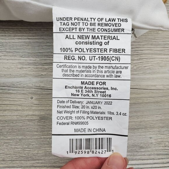 Rae Dunn Stay Golden rainbow boho square throw pillow - Picture 8 of 11